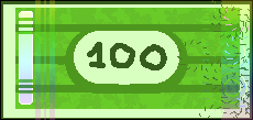 Paper money 100 green