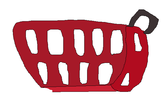 red basket back