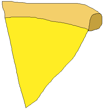 empty pizza slice 2/8