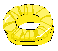 a ring of pineapple