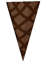 icecream cone chocolate