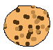 decorative chocochip cookie