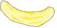 whole peeled banana