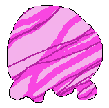 strawberry stripe icecream ball